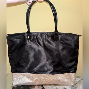 Victoria’s Secret Black & Gold Women's Tote Bag